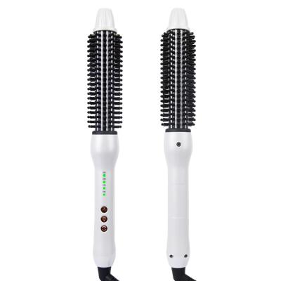 China Automatic Interrupt New Arrival Instant Heat Styling Brush LED Display Movable Teeth Hair Curler for sale