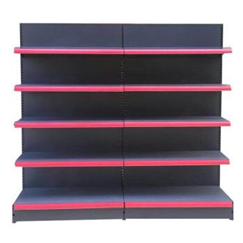 China Single Sided Easy To Transport Cold Rolled Steel Gondola Supermarket Shelves for sale