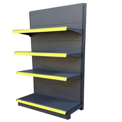 China Best Selling Single Sided Cool Design Gondola Heavy Duty Supermarket Shelves for sale