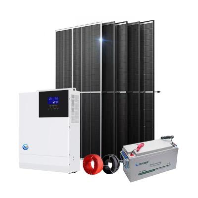 China Home Solar Energy System 10KW 5KW Off Grid Solar Power System  for Home for sale