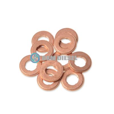 China F00RJ01086 Injector Gasket Shims Copper Rings Gasket Heat Shield F 00R J01 086 15*5*3mm Size 7.7X15.1X2.1 (mm) Thickness 2.1mm for sale