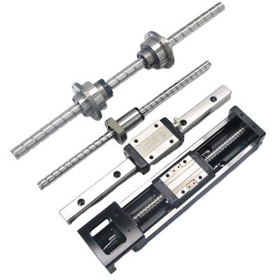 China Cheap and high quality class c7 ball screw linear guide module high accuracy linear actuator for sale