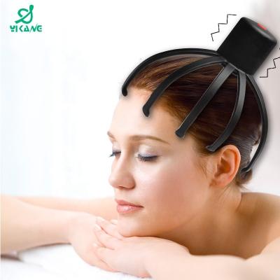 China Muscle Release Electric Octopus Scalp Massager Black For Targeted Pressure Points for sale