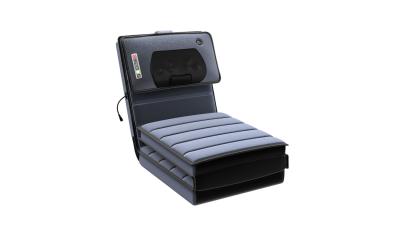 China Black Polyester Foldable Massage Mattress With Remote Control for sale