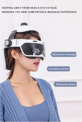 China Wireless Massage Helmet Automatic Head Massager For Headache And Migraine Relief for sale