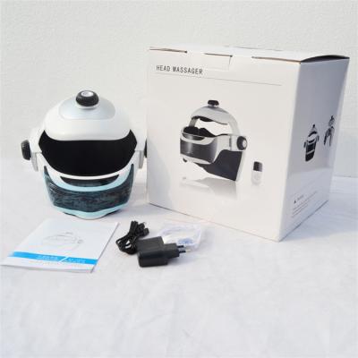 China Personalized Electric Head Massager Helmet Rechargeable Brain Massager Helmet for sale