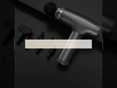 Experience the Benefits of Five Head Massager Gun 2-3 Hours Usage Time Charger Included
