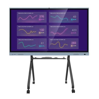 China New Indoor Electronic Teaching Whiteboard Interactive LCD Display Digital Interactive Smart Board For Classroom for sale