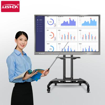 China Indoor Factory Price 55 65 75 86 100 Inch Wall Mount Touch Screen Digital Smart Panel Interactive Whiteboard For School Or Meeting Room for sale