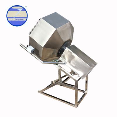 China Octagonal Mixer Peanut Seasoning Coating Machine Spice blender Potato chip flavoring machine for sale