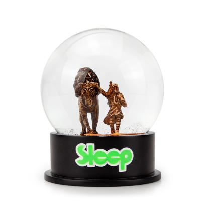 China Europe Camel Desert Souvenir Ornaments Custom Crystal Ball Snowball Gift Luxury Snow Globes Gift Snow Globe Resin Souvenirs for sale