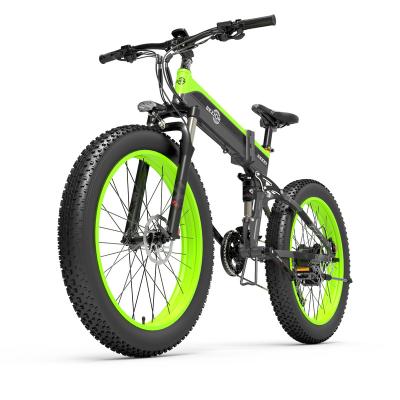 China 165-190cm folding electric bicycle 26 inch 40km/h 500W 1000W 1500W 48V 12.8Ah tire EU current Fat off road mountain bike ebike for sale