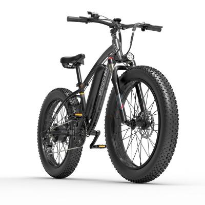 China GOGOBEST 48V 13ah Battery 7 Speed ​​Electric Bike 1000w Motor Aluminum Alloy 26 Inch Fat Tire Off Road Snow Electric Bike for sale