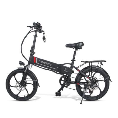 China Mini SAMEBIKE 48v 350w Folding Ebike Max Motor Power Lithium Battery Fat Bike Black Yellow White Blue Electric Mountain Bikes for sale