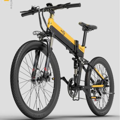 China EU Standard Drop Shipping In 26 Inch 500w Stock Free Shipping Electric Bicycle X500Pro Folding 48V 10.4Ah Battery Moped Electric Bike for sale