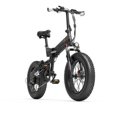 China EU USA UK RU Warehouse Bezior XF200 Aluminum Alloy 20 Inch Electric Mountain Bike 1000W 48V 15Ah Folding Fat Tire Off Road Dirt Electric Bike for sale