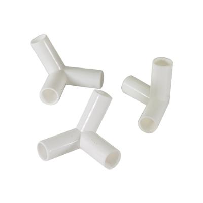 China 16mm 19mm Eco - Friendly Plastic Awning Connector Plastic Joint Tubes for sale