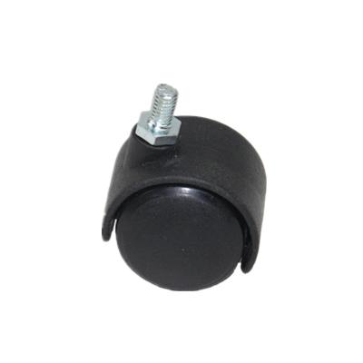 China M D40mm PA6 Eco - Friendly Black No Brake Plastic Caster / Wheel for sale