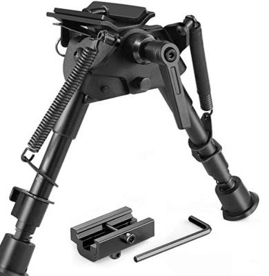 China HY6-9 inch Aluminum Alloy Outdoor Sports Camera Tripod Bracket Rotating Bipod Mount Tilt Model Tactical Rifle Bracket Rotating Accessories for sale