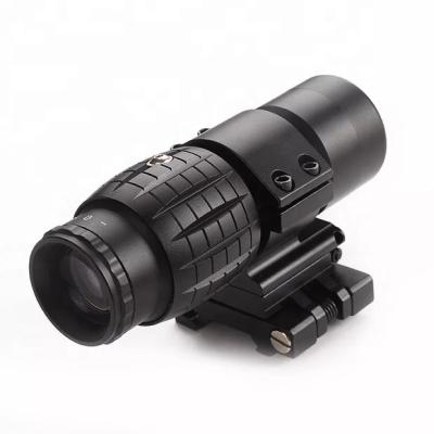 China HY Red Release Mount QD 3X Magnifier Holographic Red Dot Scope Riflescope With Quick 3X Dot Sight for sale