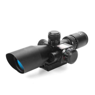 China Compact Adjustable 2.5-10X40 Laser Riflescope Red Sight Scope Hunting Combo Scope 2.5-10X40 for sale