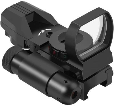 China HY Dot Reflex Sight Scope HD101B Red and Green Bright Red with Red Laser for Hunting Rifle Scope 22mm/11mm for sale