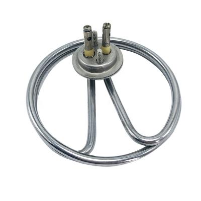 China 220V 2500W Outdoor Bucket Double-Ring Circular Steam Heating Element For Towel Heater for sale