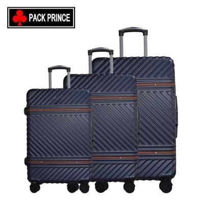 China Hard ABS PC Shell Travel Suitcase Luggage Set Trolley Bag for sale