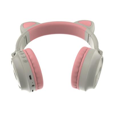 China 2020 Headband Top Sell Good Quality Wired Headset Volume Limited Wireless Blutooth Cat Ear Headphone Child Cute For Kids for sale