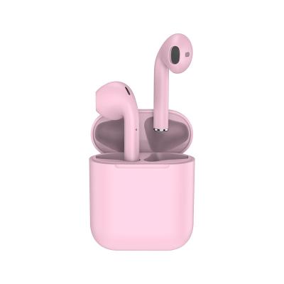 China Luxury In-Ear Amazon TWS 5.0 Radio Earbuds i12 i12s Headphones Waterproof Sport Earphone With Charger Case for sale