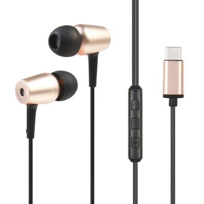 China In-ear Quality Type C Wired Cheap Earphone Earphone With Mic Earbud Earphone for sale