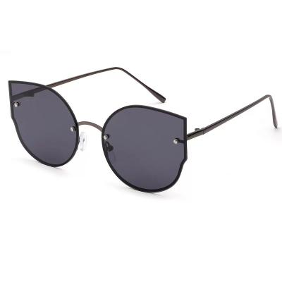 China New high quality fashion sunglasses. Simple irregular rimless sunglasses. Wild Retro Polarized Lenses for sale