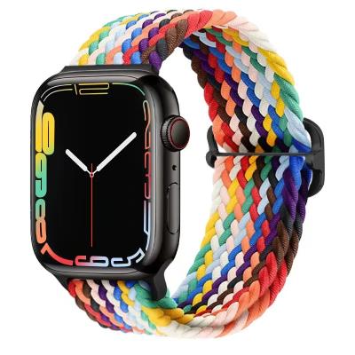 China Apple's breathable strap is suitable for the adjustable nylon woven watch band. 1-7 generation iwatch is suitable for sale