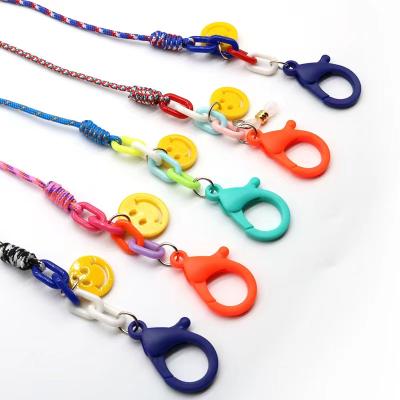 China Amazon Feeling Multifunctional Nylon Children's Eye Handmade Chain Smiley Necklace Soft Mask Soft Rope Supply Amazon Feeling for sale