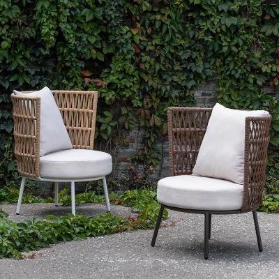 China 1 Piece Waterproof Outdoor Furniture Hot Sale Outdoor Rattan Lounge Chair for Patio and Garden for sale