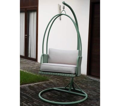 China Sherman Waterproof Outdoor Hot Selling Outdoor Furniture Hanging Seat With Polyester Rope Woven Seat Tub for sale