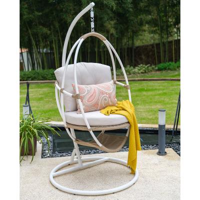 China Weather Resistant Sherman New Arrival Outdoor Patio Egg Swing Chair , Original Design Patio Swings Hanging Chair for sale