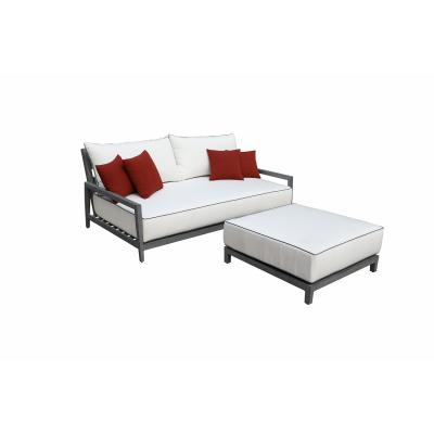 China Modern Best Selling 2 Piece Outdoor Daybed for Patio and Garden for sale