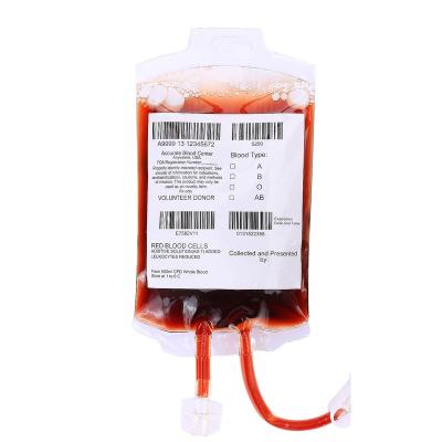 China Safety Wholesale Price Blood Bag Labels Black And White Sticker for sale