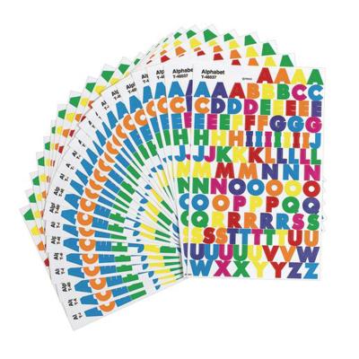 China Waterproof Custom Logo Printed Waterproof Alphabet Sticker Sheets for sale