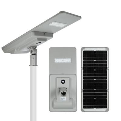 China Road Bridgelux Smd Ip65 Outdoor Waterproof 30w 40w 50w 60w 80w 100w Integrated All In One Solar Led Street Light for sale