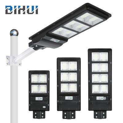 China ABS Outdoor Ip65 Waterproof 90w 120w 150w Road Long Life All In One Integrated Led Solar Street Light for sale