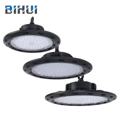 China Warehouse Light Fixture High Temperature Matrix Cast Aluminum Ip65 Waterproof 100w 150w 200w UFO Led High Bay for sale