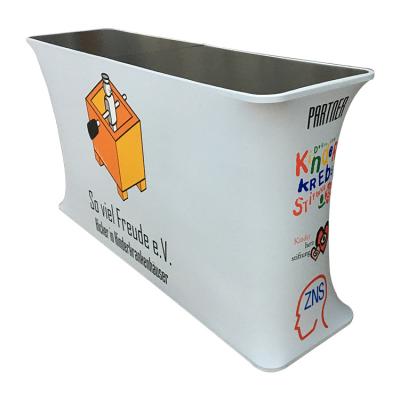 China Simple And Compact Top Selling Mobile Pop Lamp Up Promotional Display Shop Design Counter for sale