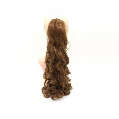 China X-Ring Hair Fashion Drawstring Hair Curly Ponytail Long for sale