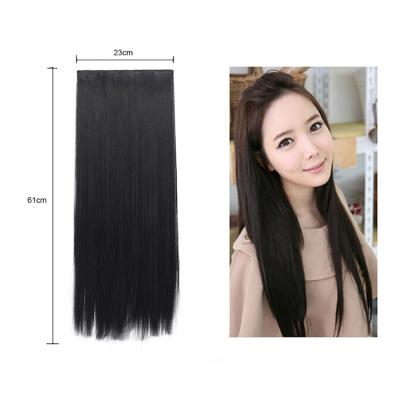 China Silky Straight Wave Chinese Supplier Hot Sale Hook Hair Extension 5 Clips In Hair Extension for sale