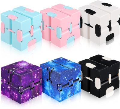 China HUAYI Mini Infinity Cube Cool Mini Infinity Cube Infinite Cube Mini Kill Time Toys Stress Anxiety Relief Hand Infinite Toy Cube for sale