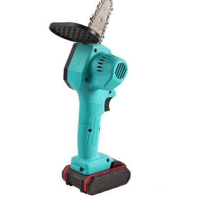 China 4 Inch Motor Cordless Brushless Chainsaw With Standard Battery Charger Professional Cordless Electric Chainsaw for sale