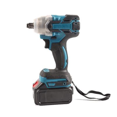 China Hot Selling Nylon Electric 18V Battery Plastics 2021 Rechargeable Cordless Torque Impact Adjustable Ratchet Wrench for sale