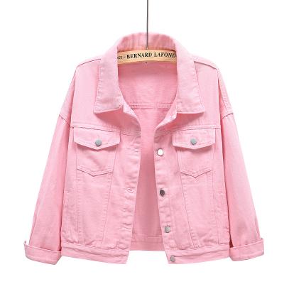 China PDEP young girls candy color button design women viable long sleeve jacket pocket coat fashion fancy jacket for sale